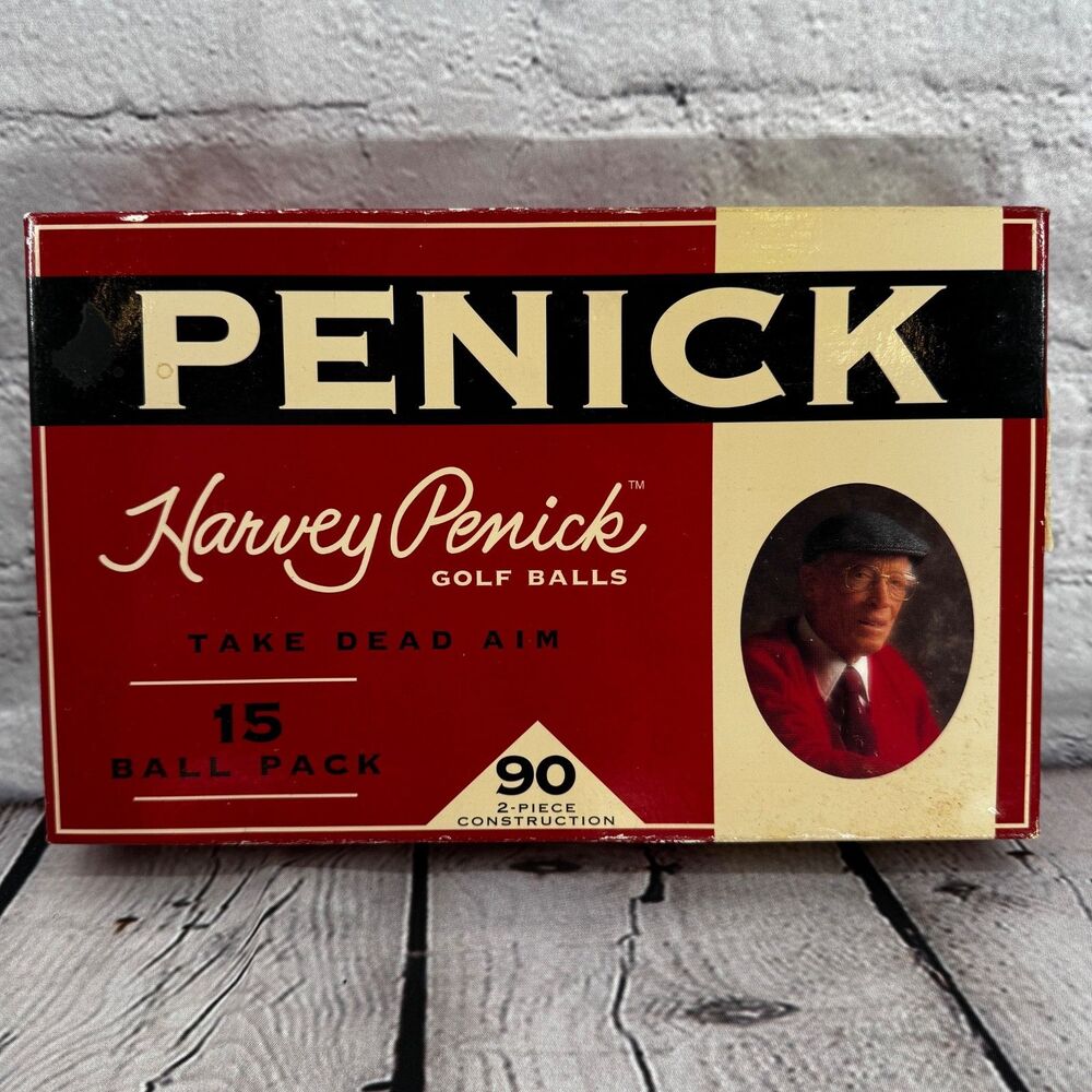 Vintage NIB Harvey Penick Golf Balls 15 Pack Made in USA